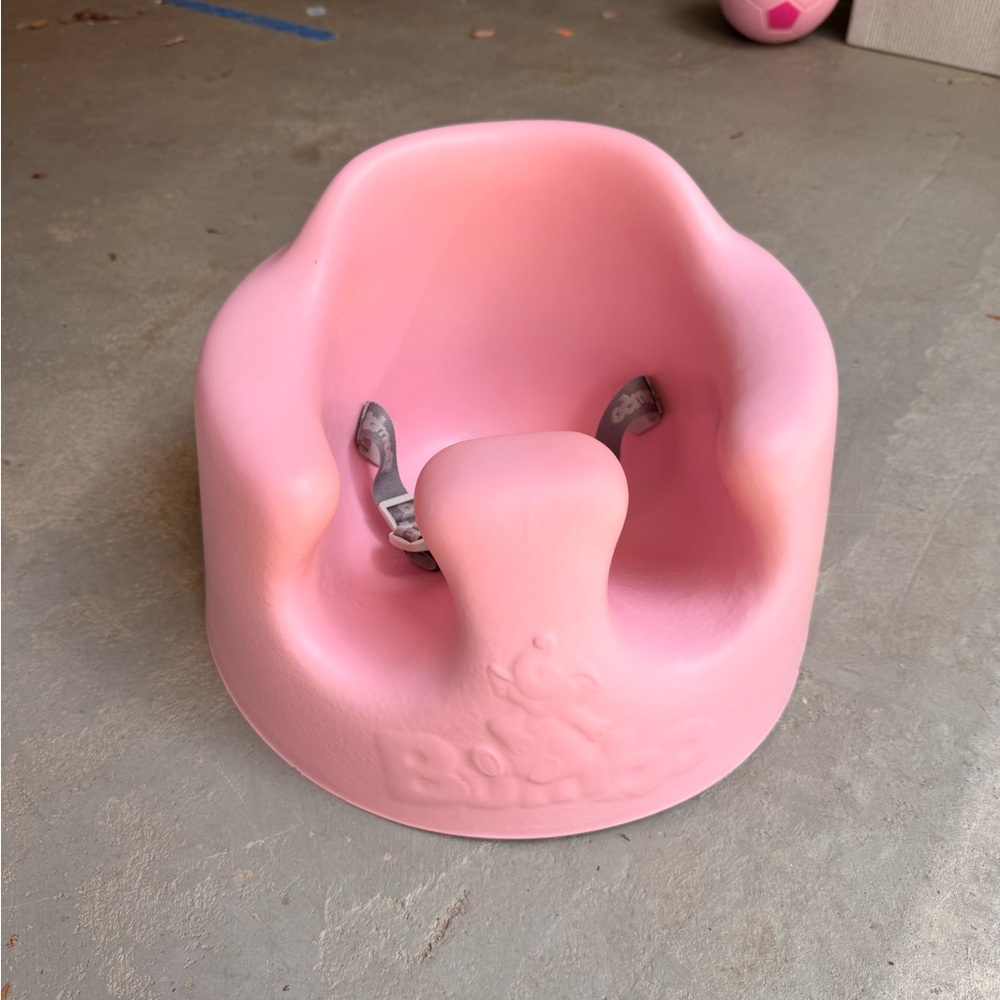 Pink Baby Floor Seat - Contoured Foam Support